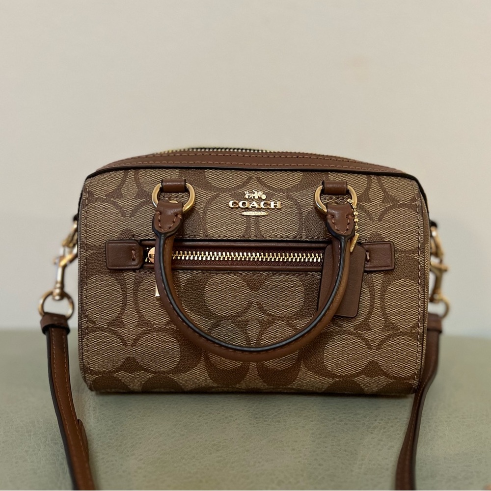 Coach Signature Mini Rowan Crossbody